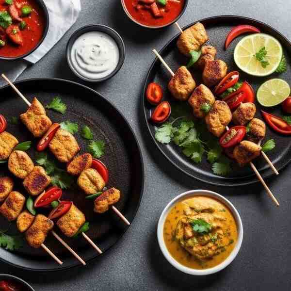 Пикантный куриный шашлык